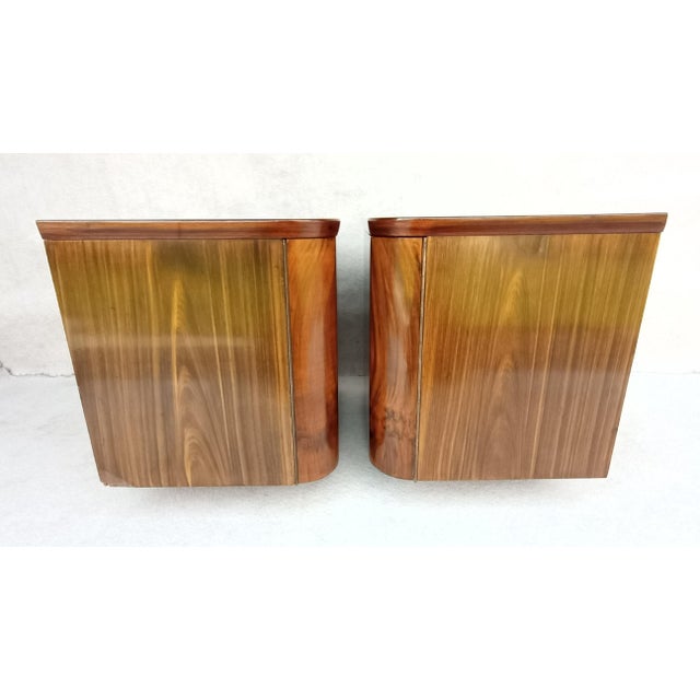 Bedside Tables by Jindřich Halabala for Up Závody, 1960s, Set of 2 For Sale - Image 11 of 17