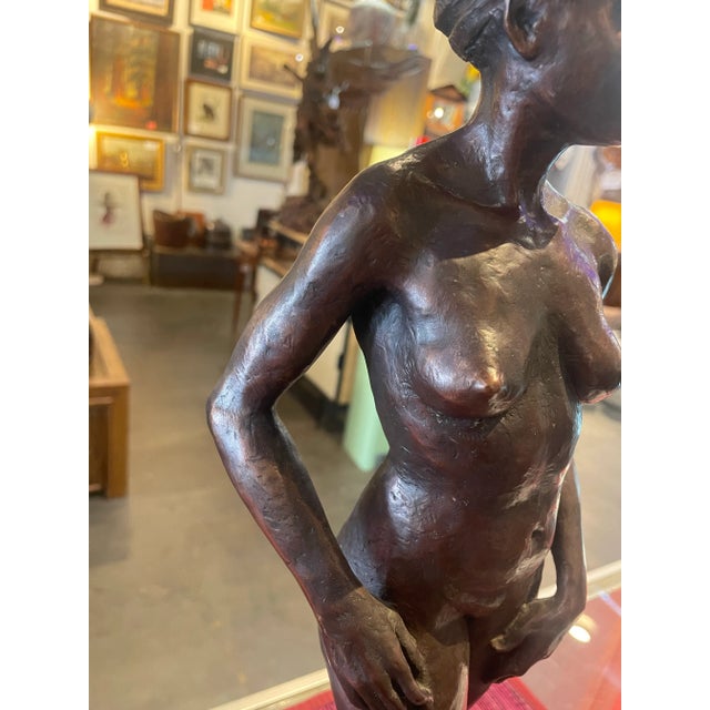 American Bronze of Nude Woman by Marlene Amerian For Sale - Image 3 of 10