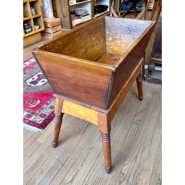 Late 19th Century Antique Dough Box Side Table For Sale - Image 4 of 11