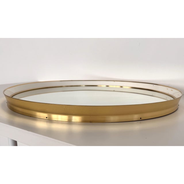 Mid-Century Wall Mirror from Vereinigte Werkstätten München, 1970s For Sale - Image 10 of 15