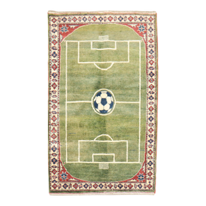 21st Century Soccer Stadium Pattern Rug