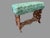 Antique Victorian Carved Walnut Footstool Bench With Floral Upholstered Seat For Sale - Image 4 of 6