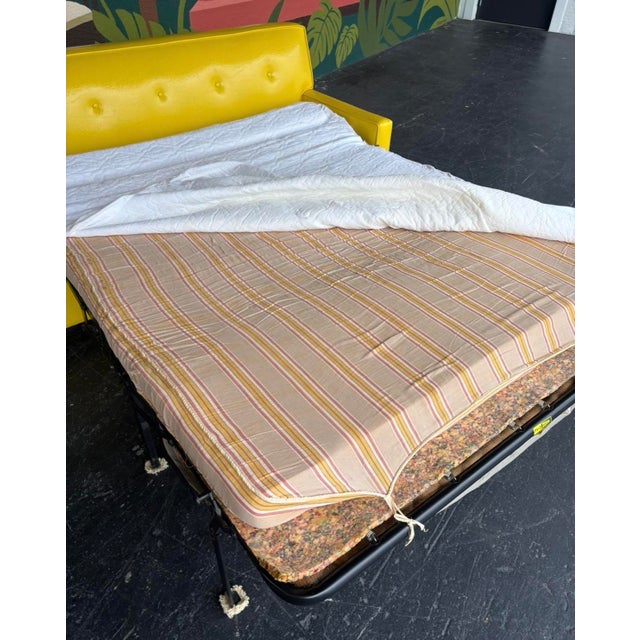 Mid Century Castro Convertible Loveseat For Sale In Tampa - Image 6 of 15