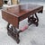 Desk Table Two drawers carved foot, flat with bands and incorrect media carved measures 61 x 141 x h 78 category Desks 800...