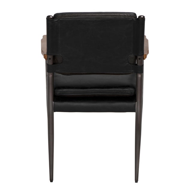 Noir NOIR Wooster Chair Dining Chair w Arms For Sale - Image 4 of 4