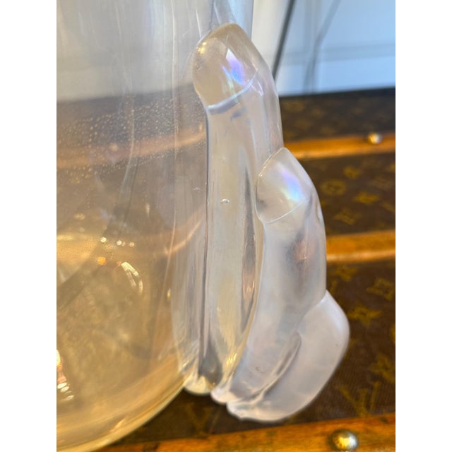 Mid-Century Modern Venetian Gilt and Iridescent Glass Vase, 1980s For Sale - Image 3 of 16