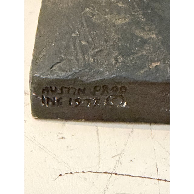 1970s Vintage Austin Productions Runner Sculpture, 1977 – Patinated Composite Figure of Marathon Runner For Sale - Image 5 of 8
