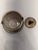 Victorian Antique English Oak & Silver Plate Biscuit Barrel For Sale - Image 3 of 3