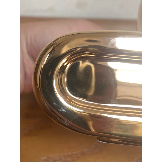 French Limoges Pop Art Porcelain "Tank You" Bud Vase For Sale - Image 9 of 11