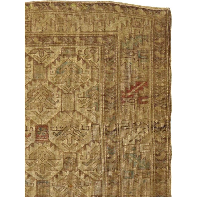 Tribal Galerie Shabab Collection Early 20th Century Caucasian Shirvan Throw Rug For Sale - Image 3 of 9