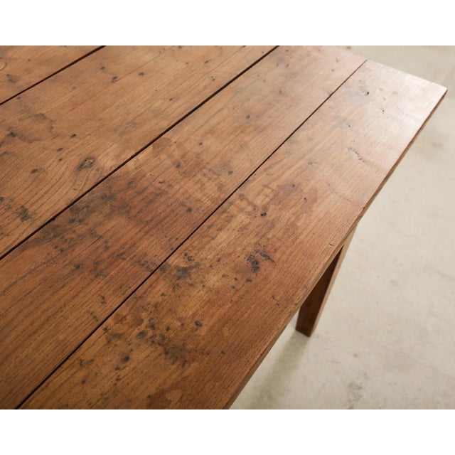 19th Century Country French Provincial Oak Farmhouse Dining Table 9.75 Ft For Sale - Image 15 of 18