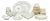 Minton "Ardmore" Bone China Partial Dinnerware Service Set, 112 Pieces For Sale