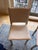 Cream Pair of Room & Board Madrid Cream Leather Dining Chairs For Sale - Image 8 of 8
