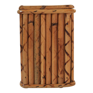 Vintage Bamboo Desktop Pencil Holder