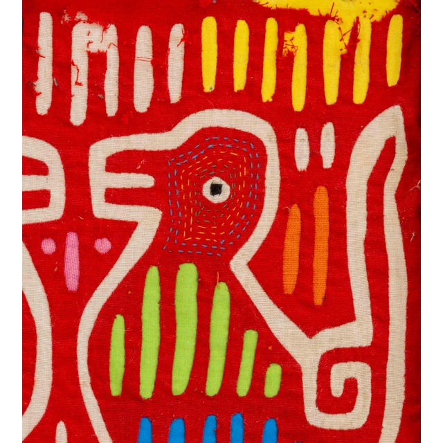 Panamanian Guna Animal Mola Textile For Sale In New York - Image 6 of 7