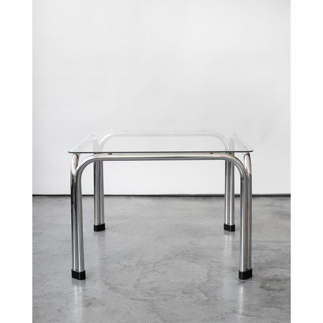 Mid-Century Modern Vintage Chrome Coffee Table by Viliam Chlebo for Kodreta, 1980s For Sale - Image 3 of 6