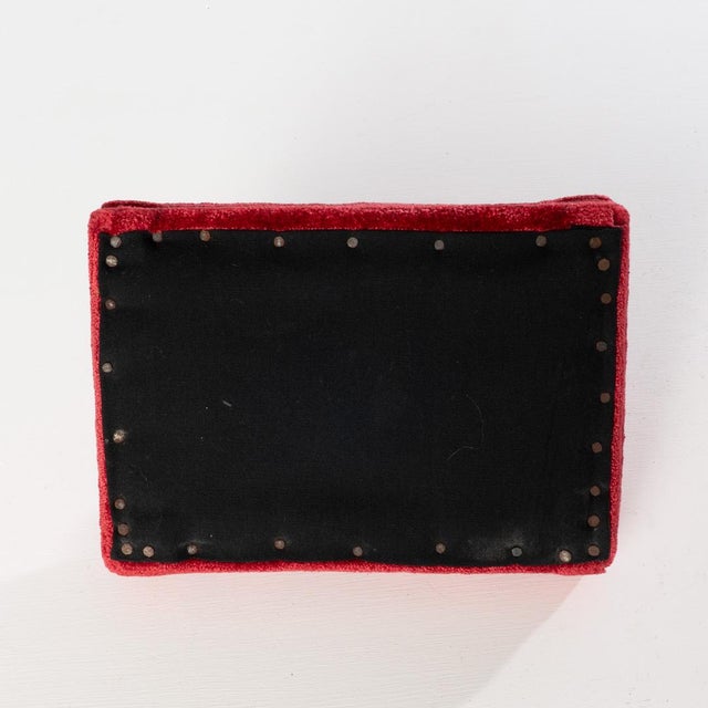 19th Century Mahogany Pin Cushion Sewing Box For Sale - Image 4 of 11