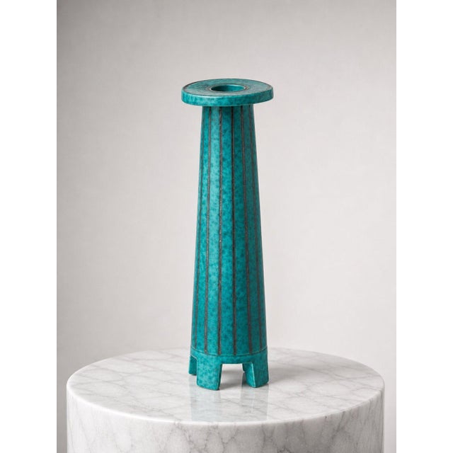 Argenta Vase by Wilhelm Kåge for Gustavsberg, Sweden, 1930s For Sale - Image 3 of 9