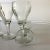Vintage Clear Glass Wine Goblets- Set of 4 For Sale - Image 4 of 6