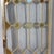 Gold Pair of Antique Frank Lloyd Wright School Leaded Glass & Jeweled Window C1910 For Sale - Image 8 of 11