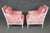 1960s 1950's Pair Beautifully Tailored French Louis XVI Style Painted Bergere Chairs For Sale - Image 5 of 9