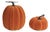 Velvet Textured Pumpkin Accent Set (Set of 2) For Sale
