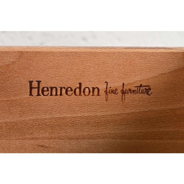 Green Henredon Mid-Century Hollywood Regency Campaign Green Lacquered Nightstands, Newly Refinished For Sale - Image 8 of 12