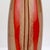 Red Mid-Century Modern Murano Italian Glass Red & Purple Striped Vase For Sale - Image 8 of 13