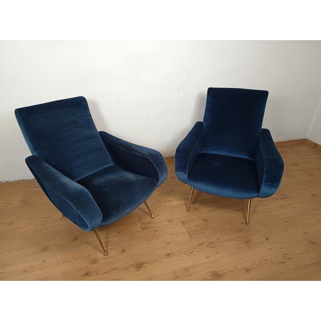 1950s Lady Armchairs attributed to Marco Zanuso, 1950s, Set of 2 For Sale - Image 5 of 8
