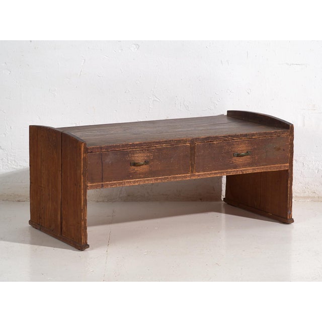 Japanese Low Side Table in Wood For Sale - Image 13 of 13