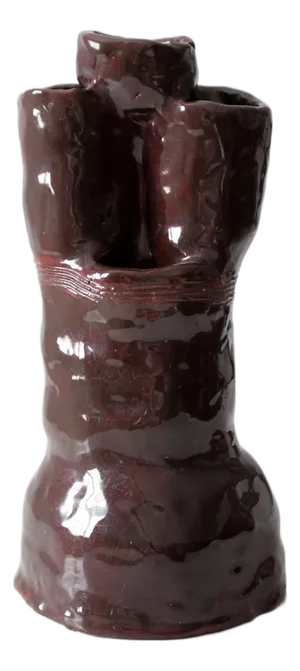Vintage Free Form Studio Pottery Vase