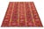 Cerulean Vibrant Terracotta Geometric Kilim Rug Modern Swedish-Style Wool Flatweave 10x14 For Sale - Image 8 of 10