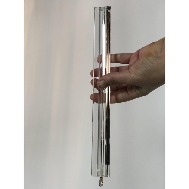 Gold Vintage Glass Crystals Cascade Chandelier in the Style of Paolo Venini, 1980s For Sale - Image 8 of 13