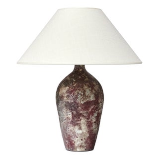 Ceramic Table Lamp by Gerben van Hes for Twentsch Ros, Netherlands, 1960s For Sale