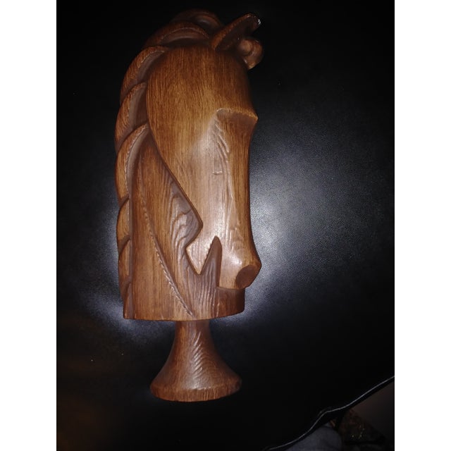 1960s Vintage Mid Century Modern Horse Faux Bois Wall Sculpture Chairish