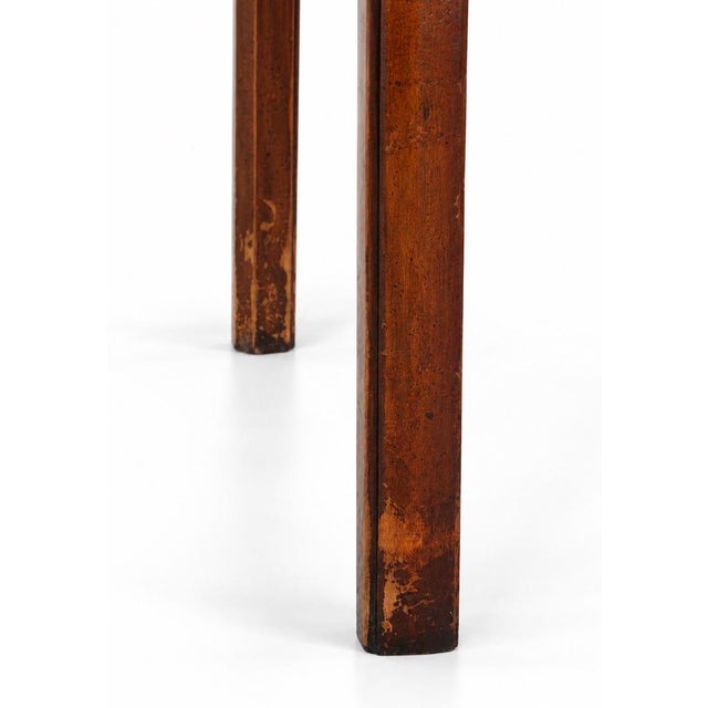 1960s John Stuart Game Table in Walnut Leather and Brass For Sale In New York - Image 6 of 8