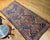 Vintage Kurdish Tribal Rug, Hand-Knotted Wool, Geometric Pattern, Blue & Rust-Red, 4x8 For Sale - Image 4 of 14