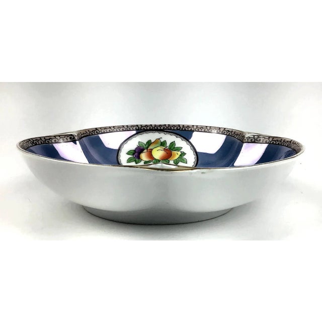 Ceramic Vintage Noritake Porcelain Serving Bowl For Sale - Image 7 of 11
