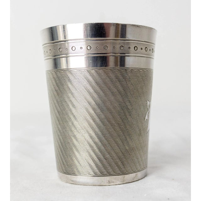 French Silver Metal Goblet, 1900s For Sale - Image 4 of 6