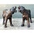 Metal Vintage Bronze Tiger Sculptures - A Pair For Sale - Image 7 of 12