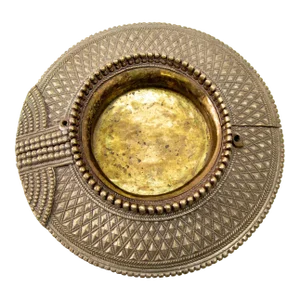 19th Century Mughal India Raj Style Silver Traditional Anklet Bracelet Catchall