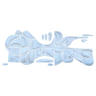 Outdoor Palm Spring Mural by Olivia Cognet For Sale