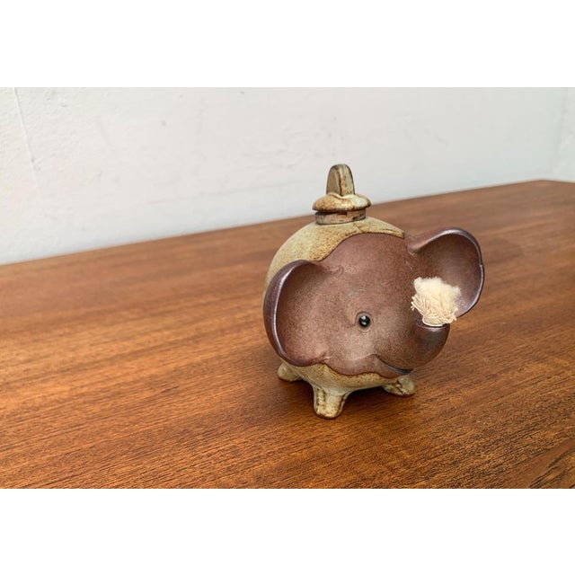 Vintage Elephant Oil Lamp by Ibuki For Sale - Image 5 of 18
