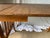 Mid Century Danish Modern Style Drop Leaf Dining Table by Garrison Furniture Co. | Sculptural Walnut Laminate Table | 1960s MCM For Sale - Image 11 of 12