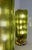 Murano Glass Table Lamps in Ribbed Green Glass and Brass, 2000s, Set of 2 For Sale - Image 9 of 18