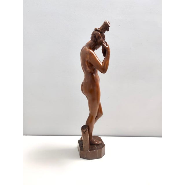 1960s Cantù Artist, Sculpture of Nude Woman, 1960s, Walnut For Sale - Image 5 of 16