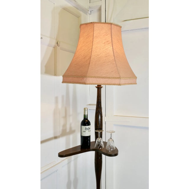 Standard or Floor Lamp with Palm Decoration, 1950s For Sale - Image 6 of 10