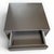2010s Custom Parsons Ebonized Maple Bedside Tables- A Pair For Sale - Image 5 of 5