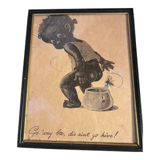 1930s Black Americana Al Barbelle Advertisement Artwork For Sale