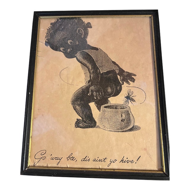 1930s Black Americana Al Barbelle Advertisement Artwork For Sale